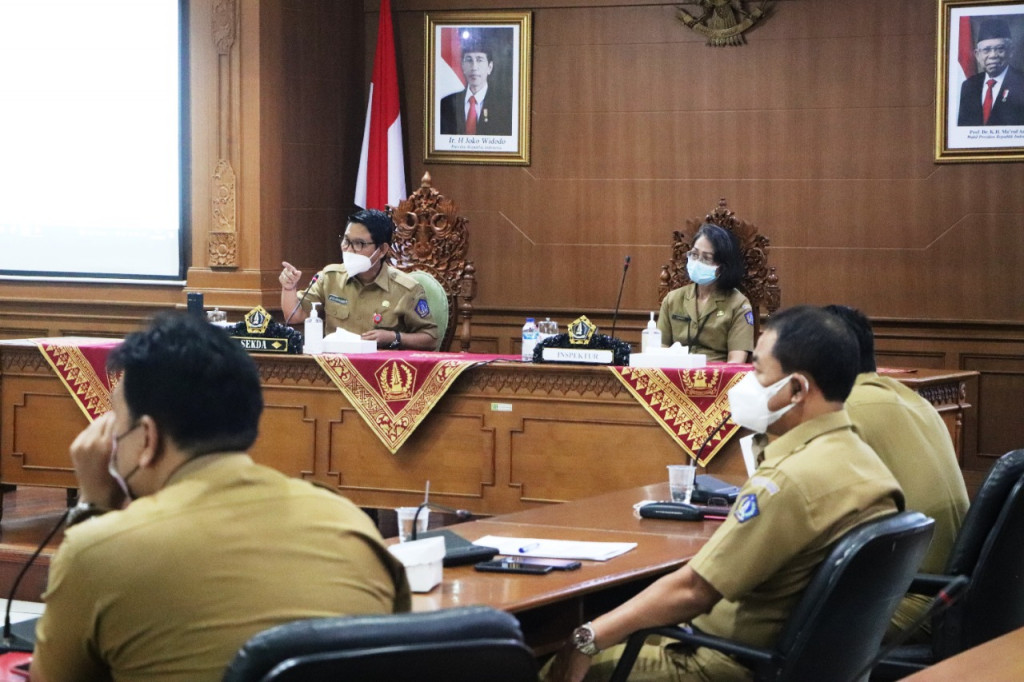 Pemkab Badung Gelar Rapat Evaluasi MCP Korsupgah KPK